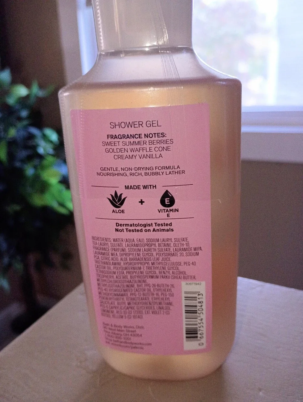 B&BW Berry Waffle Cone Shower Gel Bottle